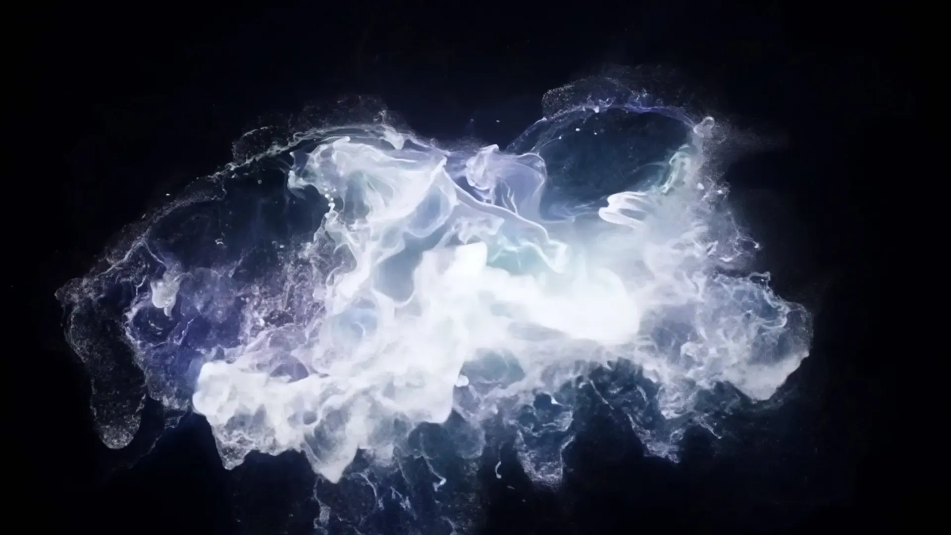 Celestial Cloud Burst Overlay for Ethereal Video Effects